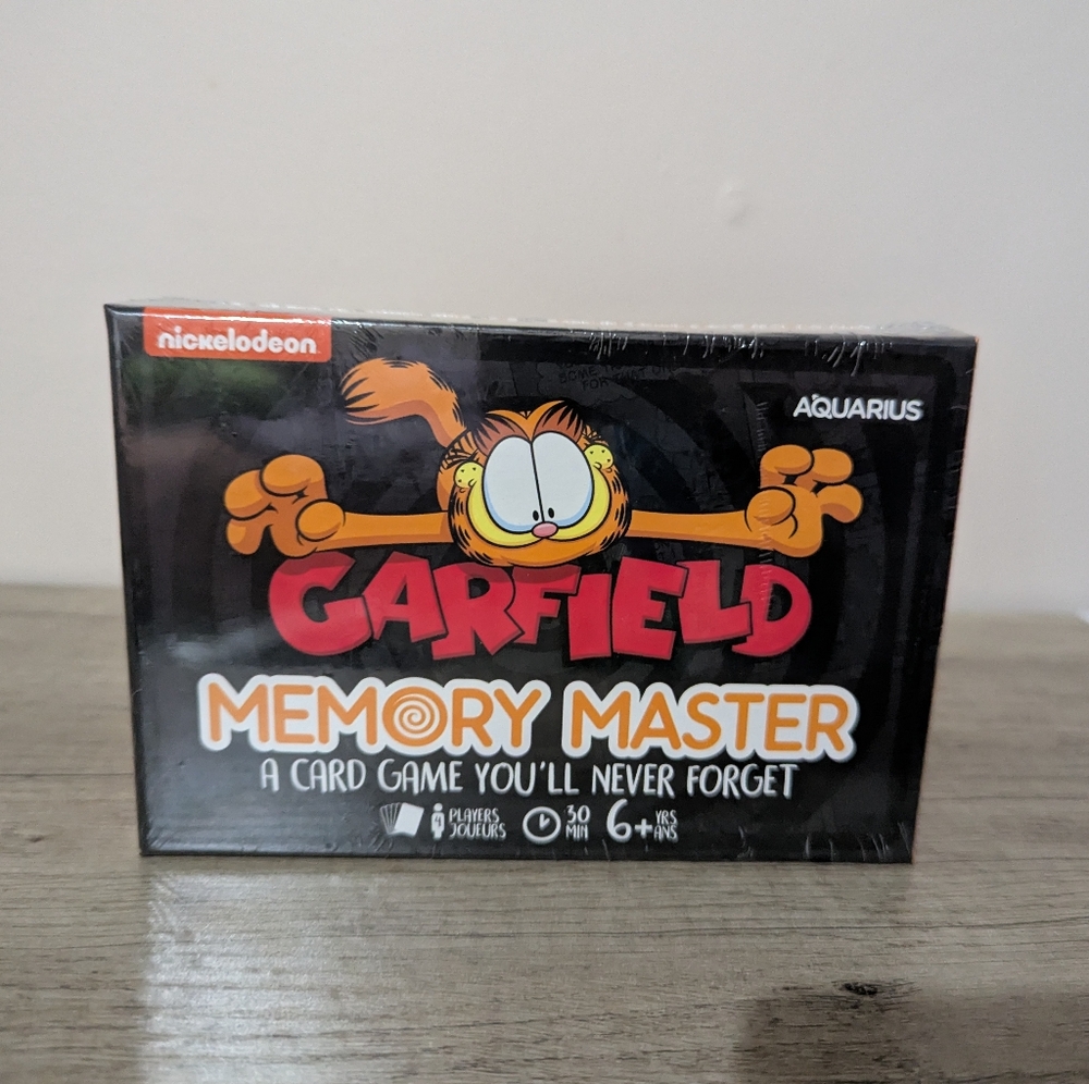 3 for $30 Garfield Memory Master Card Game by Aquarius Board Games 80s New!